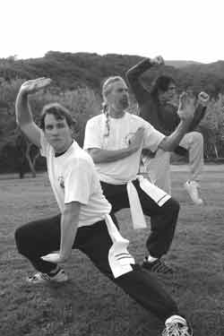 Buddha Kung Fu founders Disciple Barry, Disciple Paul, and BZ